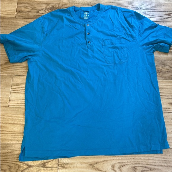 Red Head Brand Co blue chest pocket Henley Men’s 3XLT - Picture 2 of 3